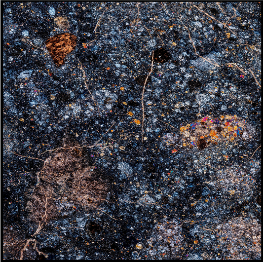 NEIL BUCKLAND COSMIC MICROSCAPE — THE LUNAR METEORITE NWA 12691